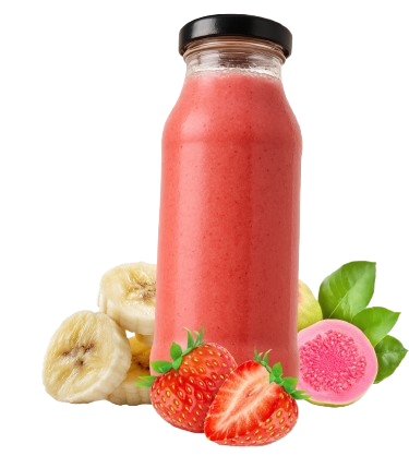 Pink Metro Smoothie im Glas